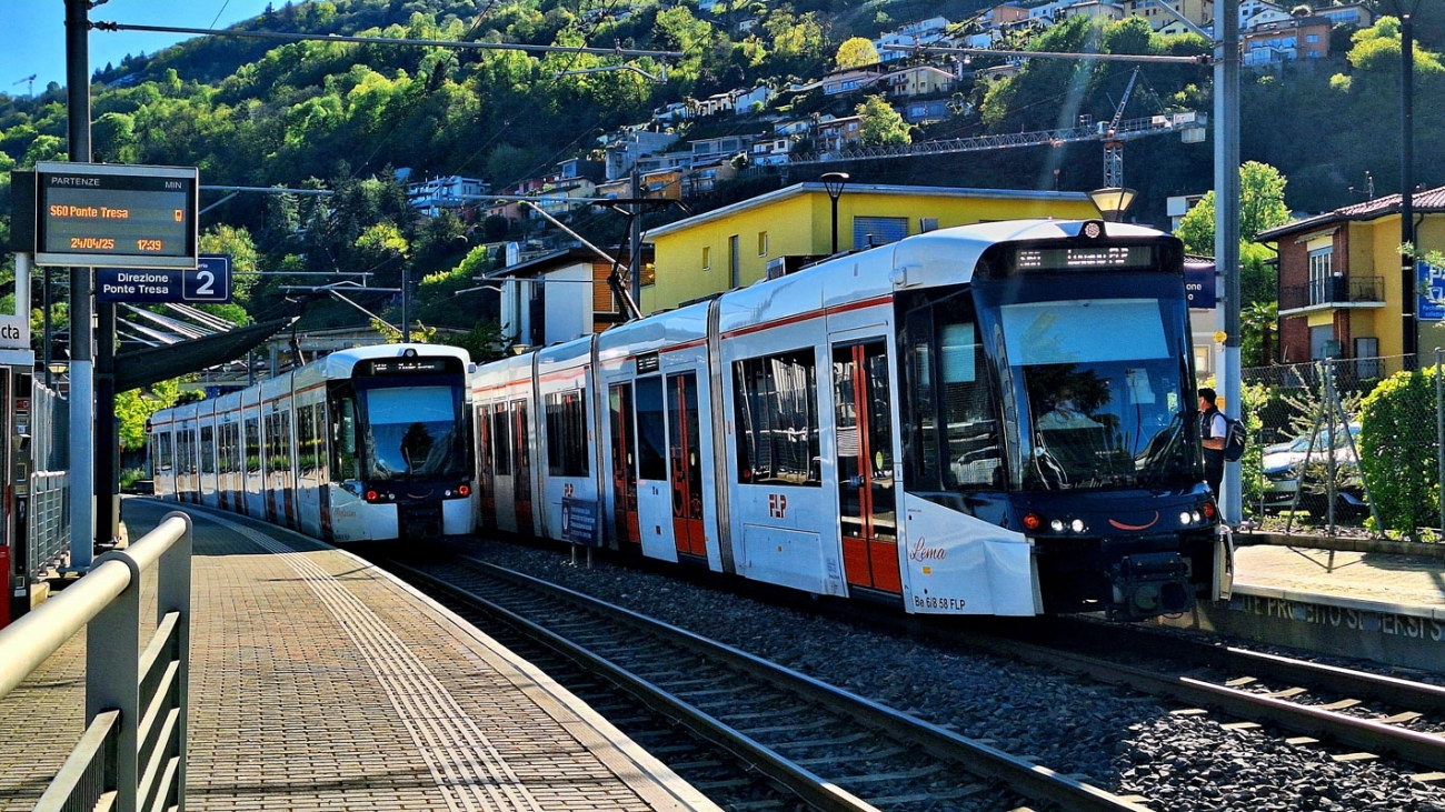 Linea esistente tra Ponte Tresa e Bioggio 