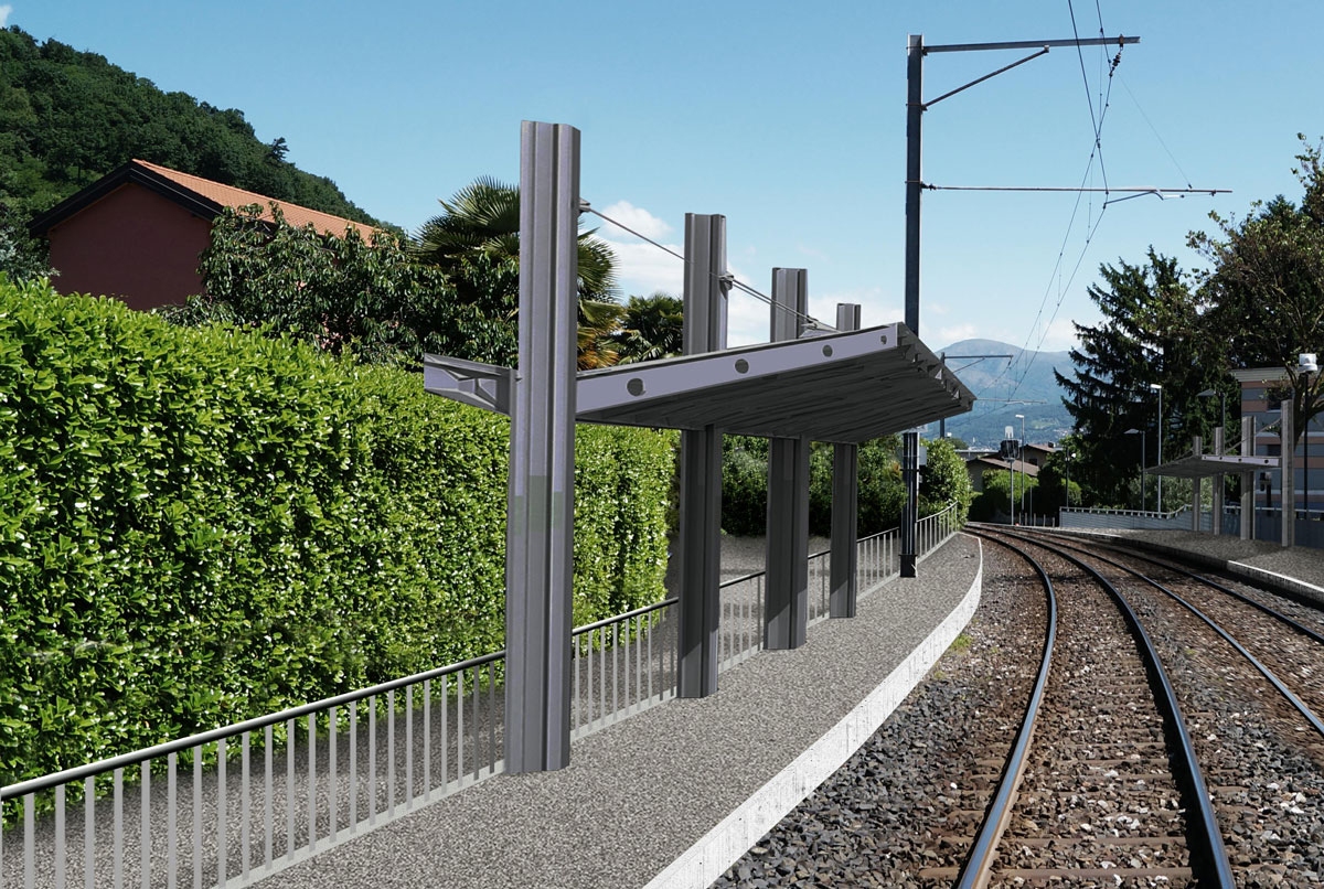 Linea esistente tra Ponte Tresa e Bioggio 